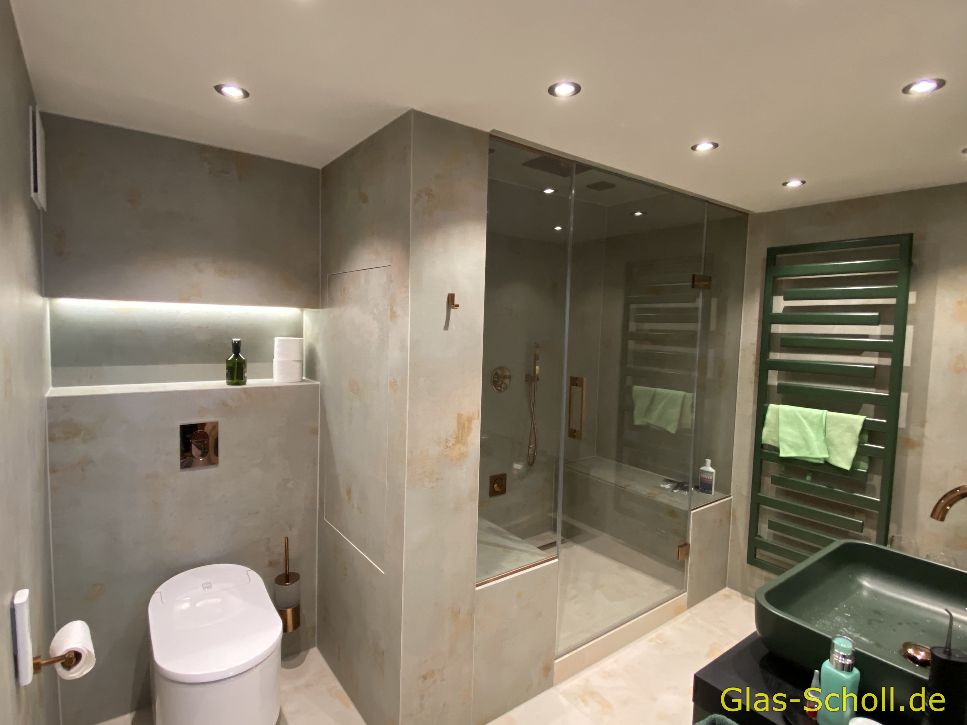 Dampfsauna - Ganzglasdusche mit Stil von www.glas-scholl.de